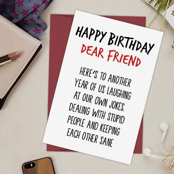 Cherished Moments: Happy Birthday Dear Friend Card - Picture 3 of 6